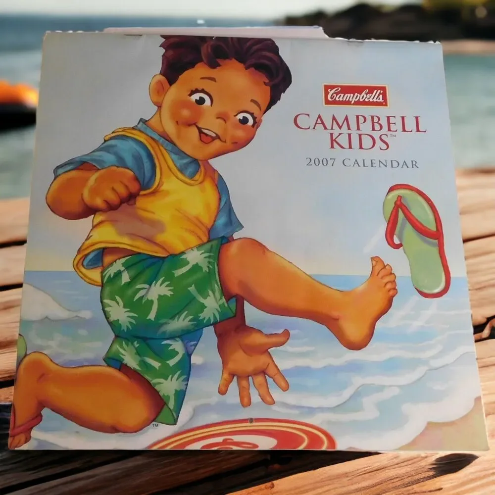 Campbell's Soup Kids 2007 Calendar In Open Package